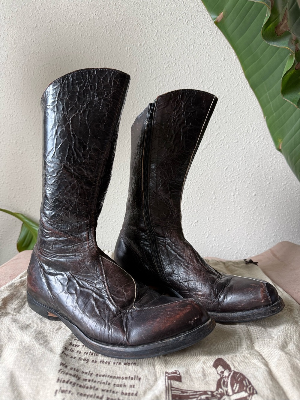 Women's Mid-calf Boots by Cydwoq Dark Brown 37-1/2